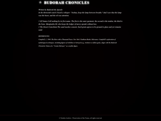 budorahcronicles screenshot