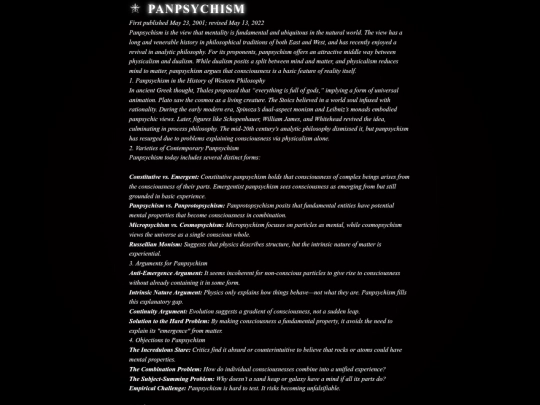 panpsychism screenshot