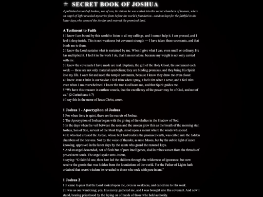 secretbookofjoshua screenshot