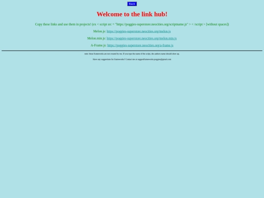 hosted-links screenshot