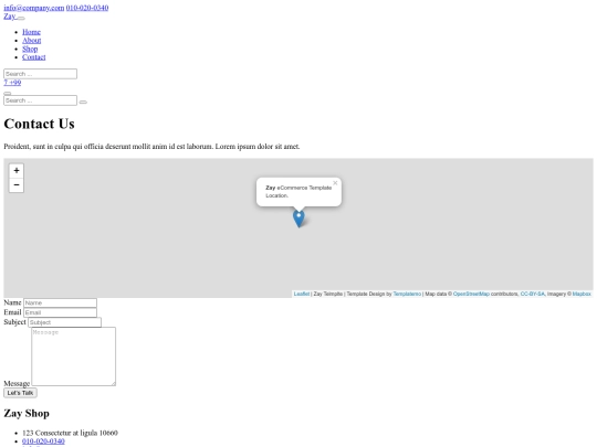 contact screenshot