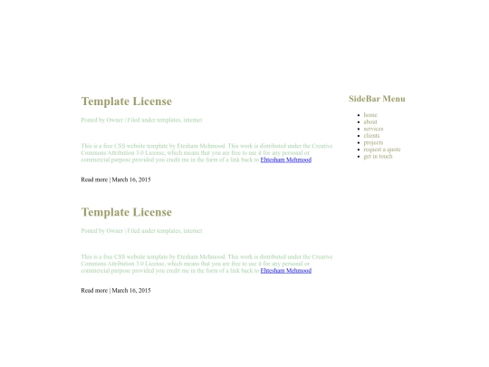 index screenshot