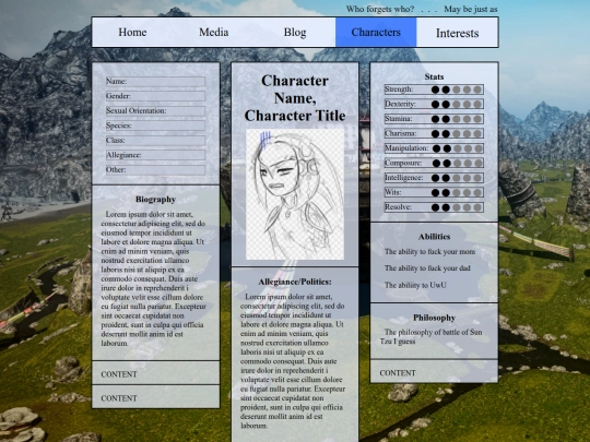 charactertemplate screenshot
