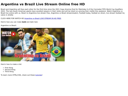 ArgentinavsBrazil screenshot