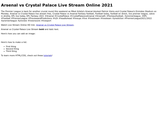 ArsenalvsCrystalPalace screenshot