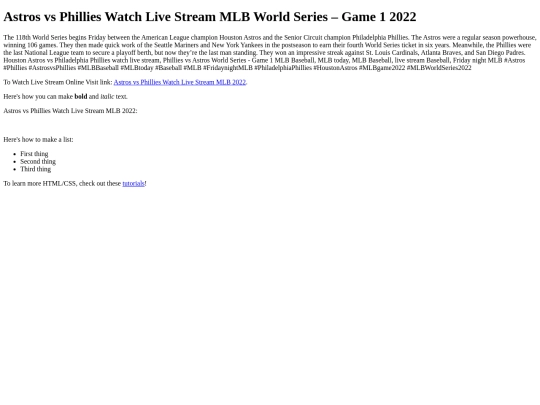 AstrosvsPhilliesWatchLiveStreamMLB2022 screenshot