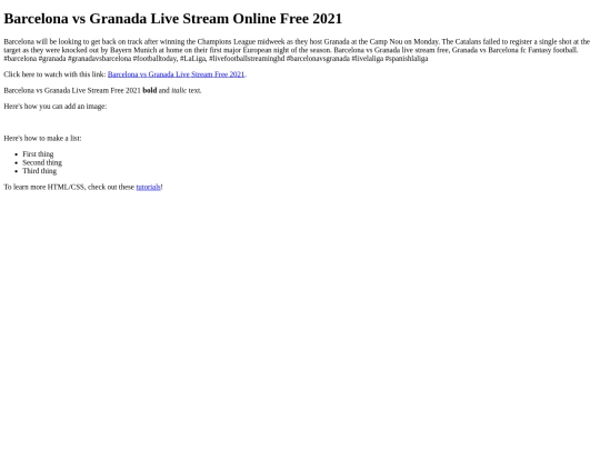 BarcelonafcvsGranada screenshot