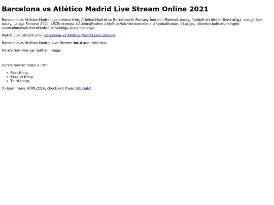 BarcelonavsAtlticoMadrid screenshot