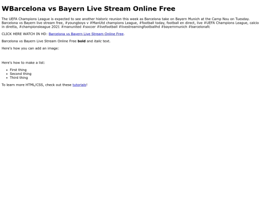 BarcelonavsBayern screenshot