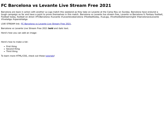 BarcelonavsLevante screenshot