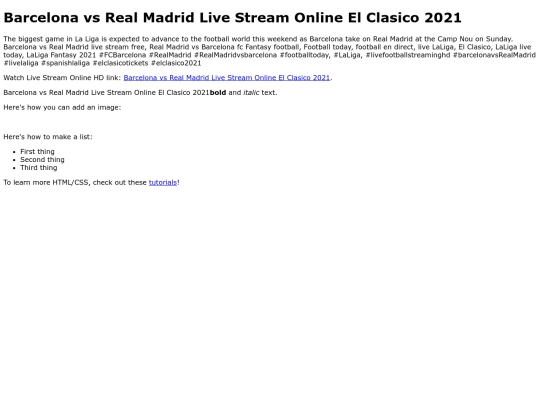 BarcelonavsRealMadrid screenshot