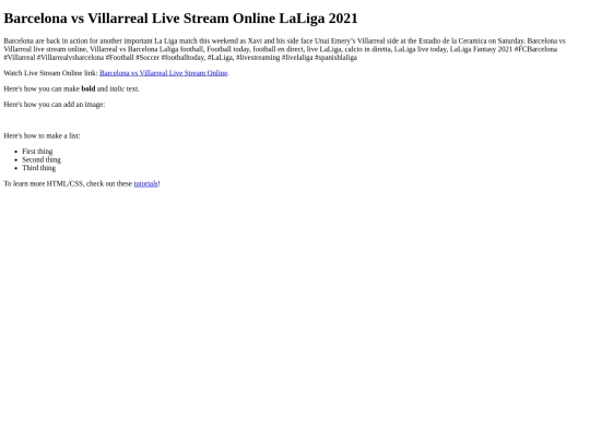 BarcelonavsVillarreal screenshot