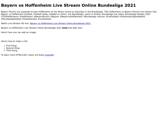 BayernvsHoffenheim screenshot