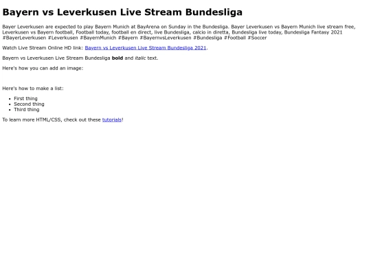 BayernvsLeverkusen screenshot