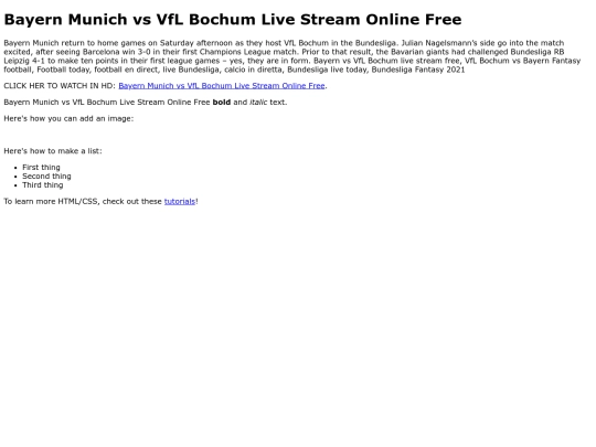 BayernvsVfLBochum screenshot