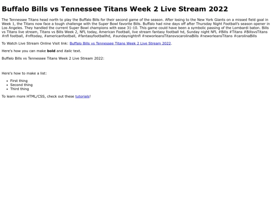 BillsvsTitans screenshot