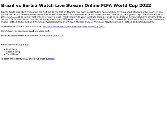 BrazilvsSerbiaWatchLiveStreamOnlineWorldCup2022 screenshot