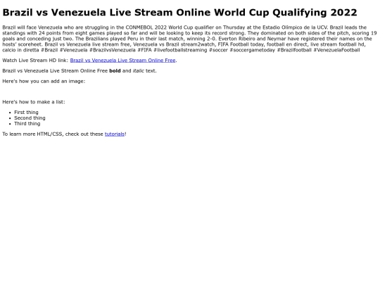 BrazilvsVenezuela screenshot