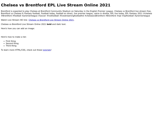 ChelseavsBrentford screenshot