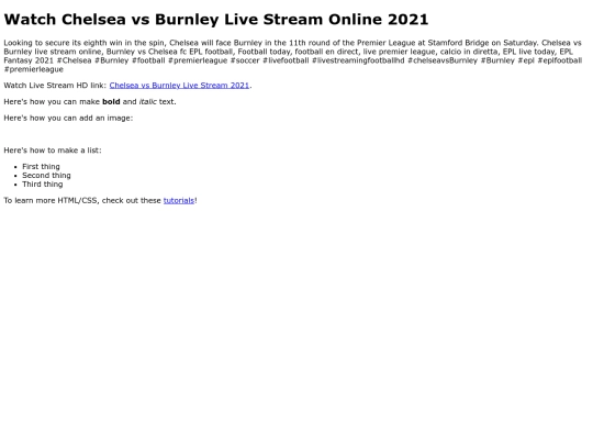 ChelseavsBurnley screenshot