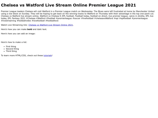 ChelseavsWatford screenshot