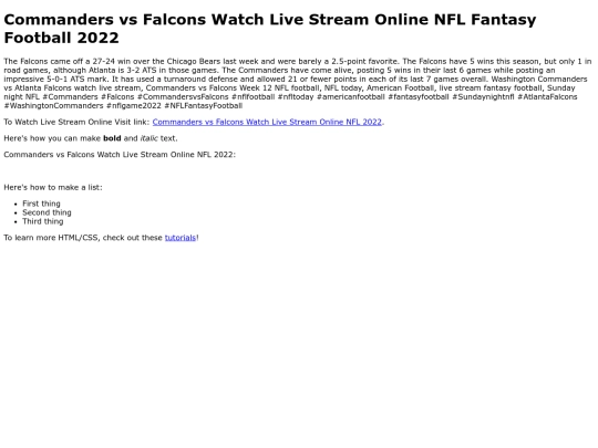 CommandersvsFalconsWatchLiveStreamOnlineNFL2022 screenshot