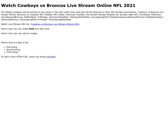 CowboysvsBroncos screenshot