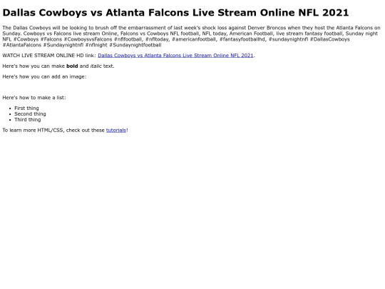 CowboysvsFalcons screenshot