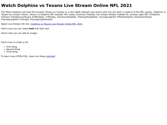 DolphinsvsTexans screenshot