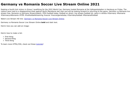 GermanyvsRomania screenshot