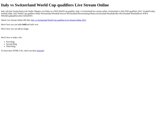 ItalyvsSwitzerland2021 screenshot