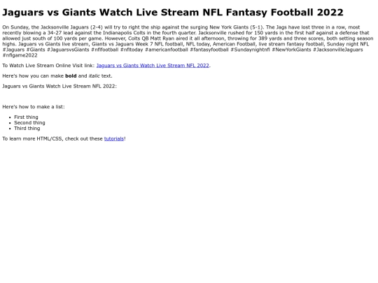 JaguarsvsGiantsWatchLiveStreamNFL2022 screenshot
