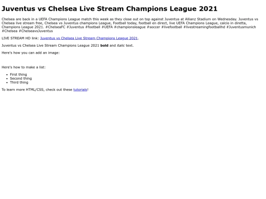 JuventusvsChelsea screenshot