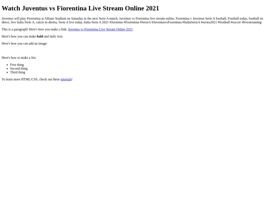 JuventusvsFiorentina screenshot
