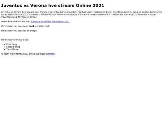 JuventusvsHellasVerona screenshot