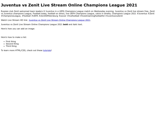 JuventusvsZenit screenshot