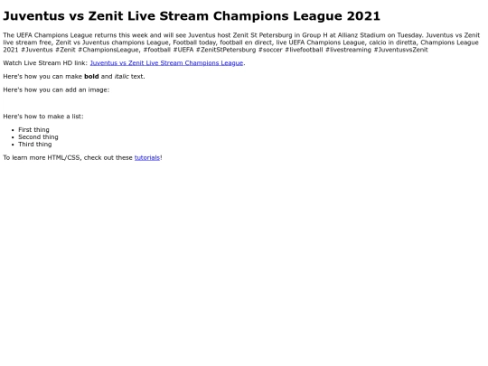 JuventusvsZenitStPetersburg screenshot