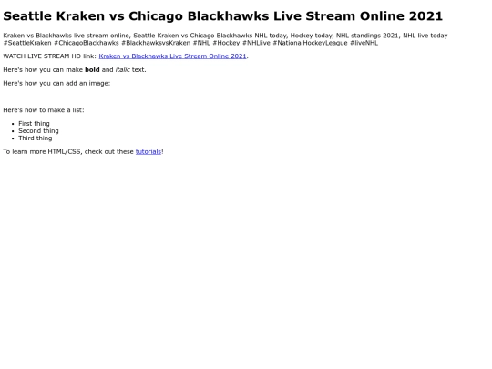 KrakenvsBlackhawks screenshot