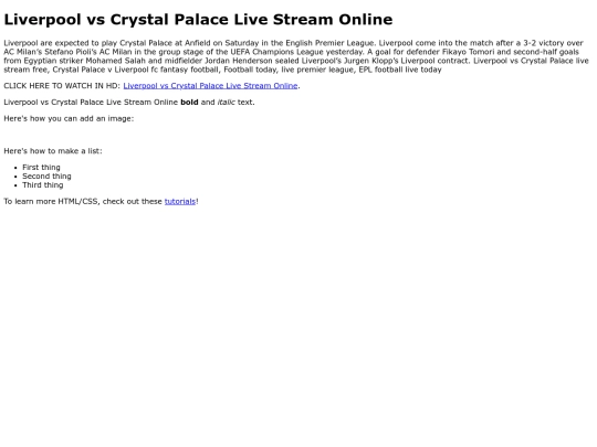 LiverpoolvsCrystalPalace screenshot