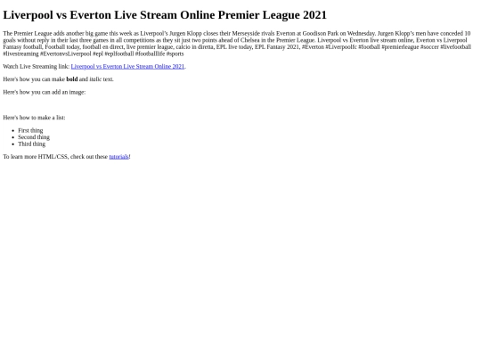 LiverpoolvsEverton screenshot
