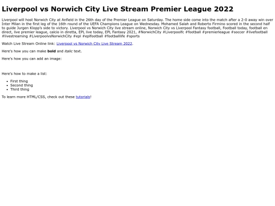 LiverpoolvsNorwichCity screenshot