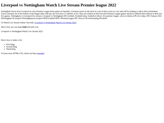 LiverpoolvsNottinghamWatchLiveStream2022 screenshot