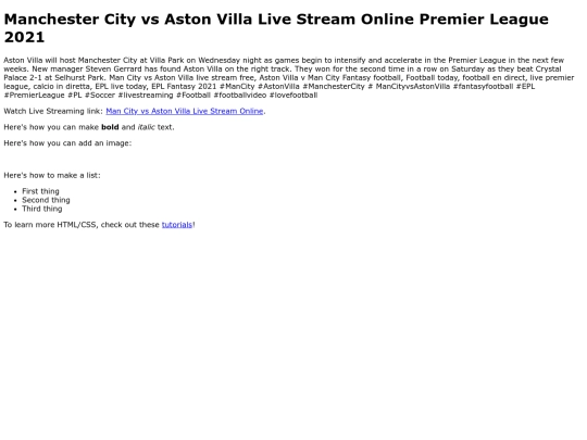 ManCityvsAstonVilla screenshot