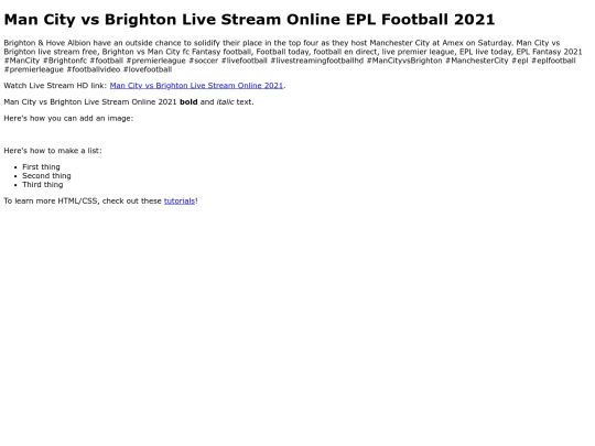 ManCityvsBrighton screenshot
