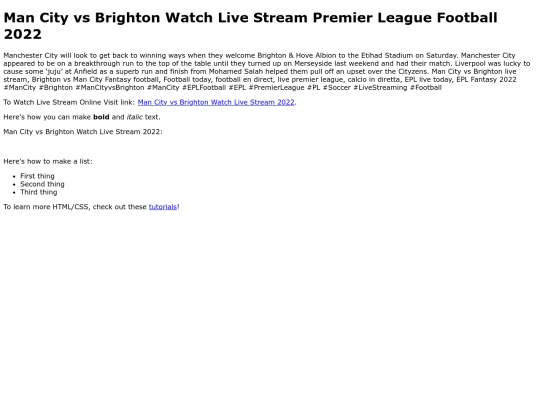 ManCityvsBrightonWatchLiveStream2022 screenshot
