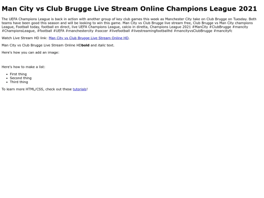 ManCityvsClubBrugge screenshot