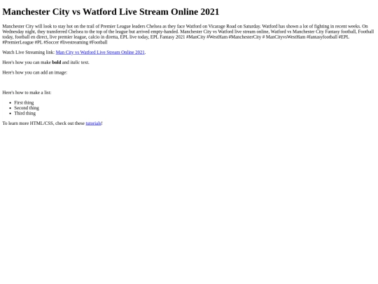 ManCityvsWatford screenshot
