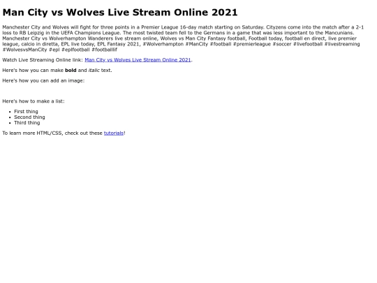 ManCityvsWolves screenshot