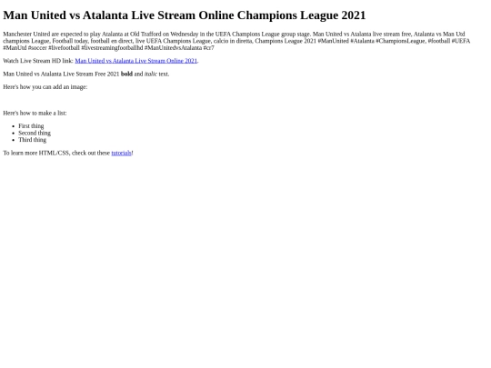 ManUnitedvsAtalanta screenshot