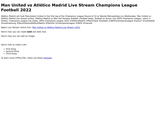 ManUnitedvsAtlticoMadrid screenshot